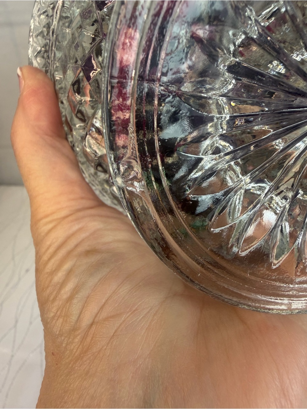 Purple Jewelry Lot of 27 + Vintage Anchor Hocking Wexford Crystal Candy Dish - Picture 15 of 15